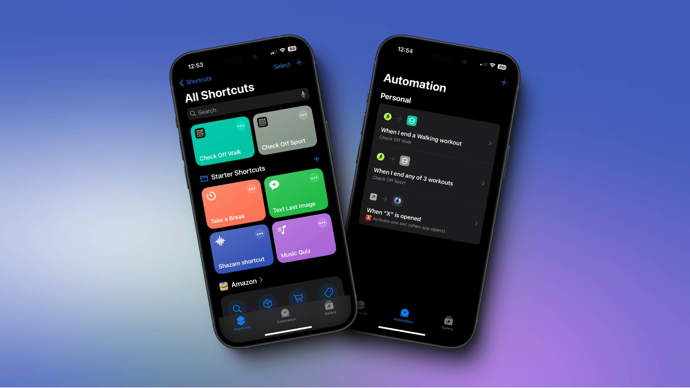 HabitKit Automations in the Shortcuts app